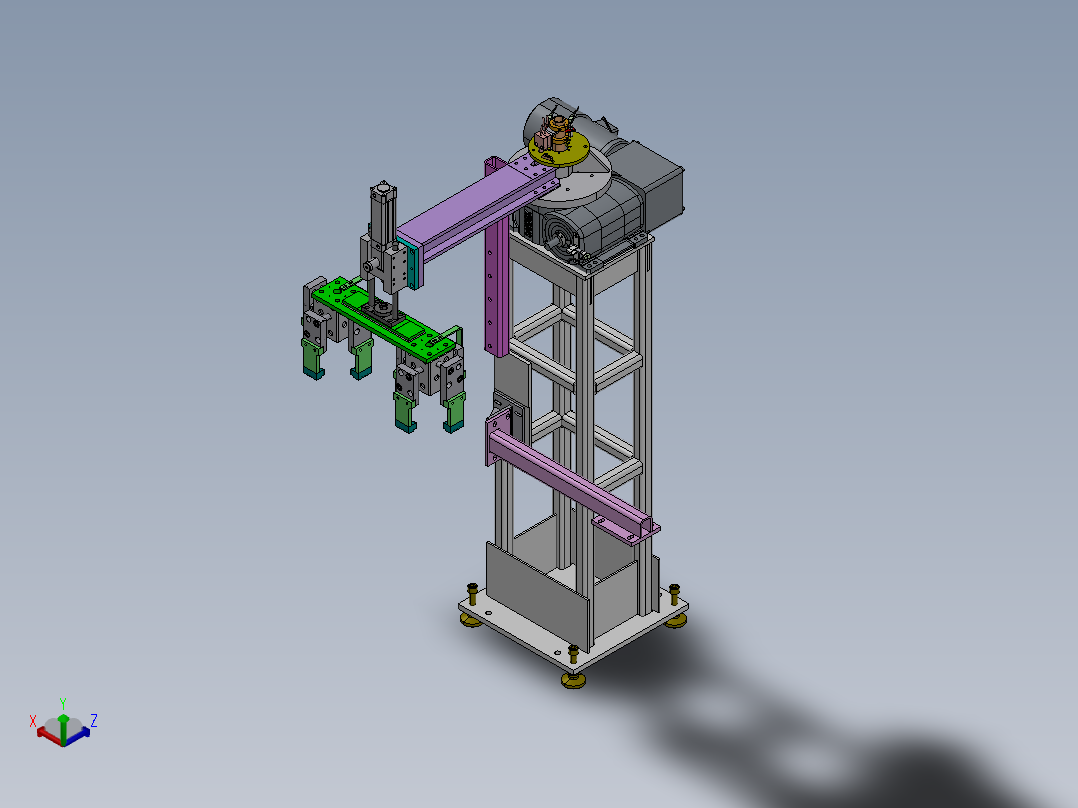 机械手抓举起重机构