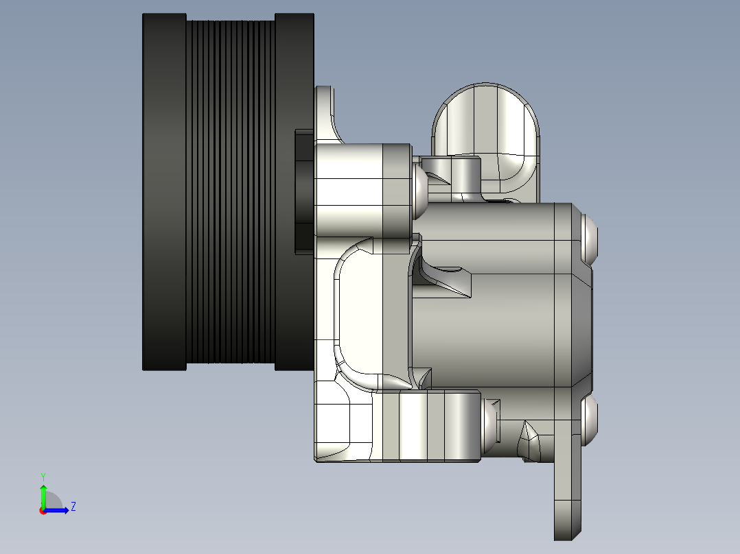 Sherpa_Mini-Extruder-master-3D打印挤出头左视图