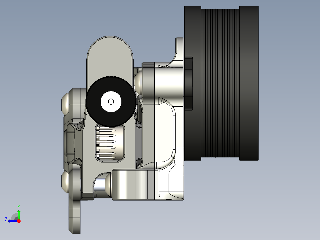 Sherpa_Mini-Extruder-master-3D打印挤出头右视图