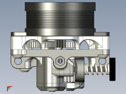 Sherpa_Mini-Extruder-master-3D打印挤出头俯视缩略图