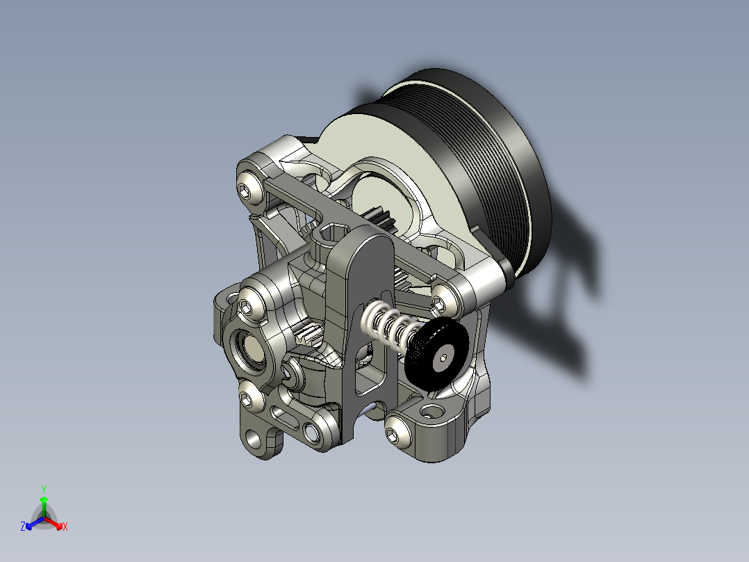 Sherpa_Mini-Extruder-master-3D打印挤出头正等轴测图