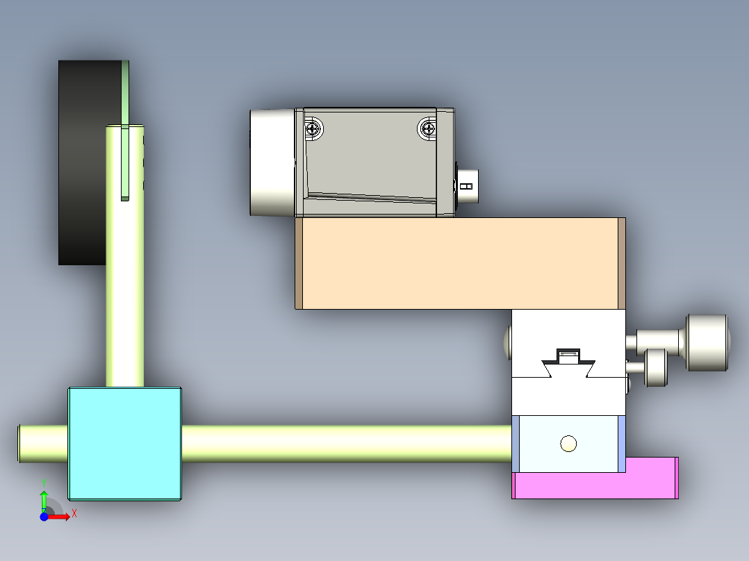 CCD视觉检测前视图