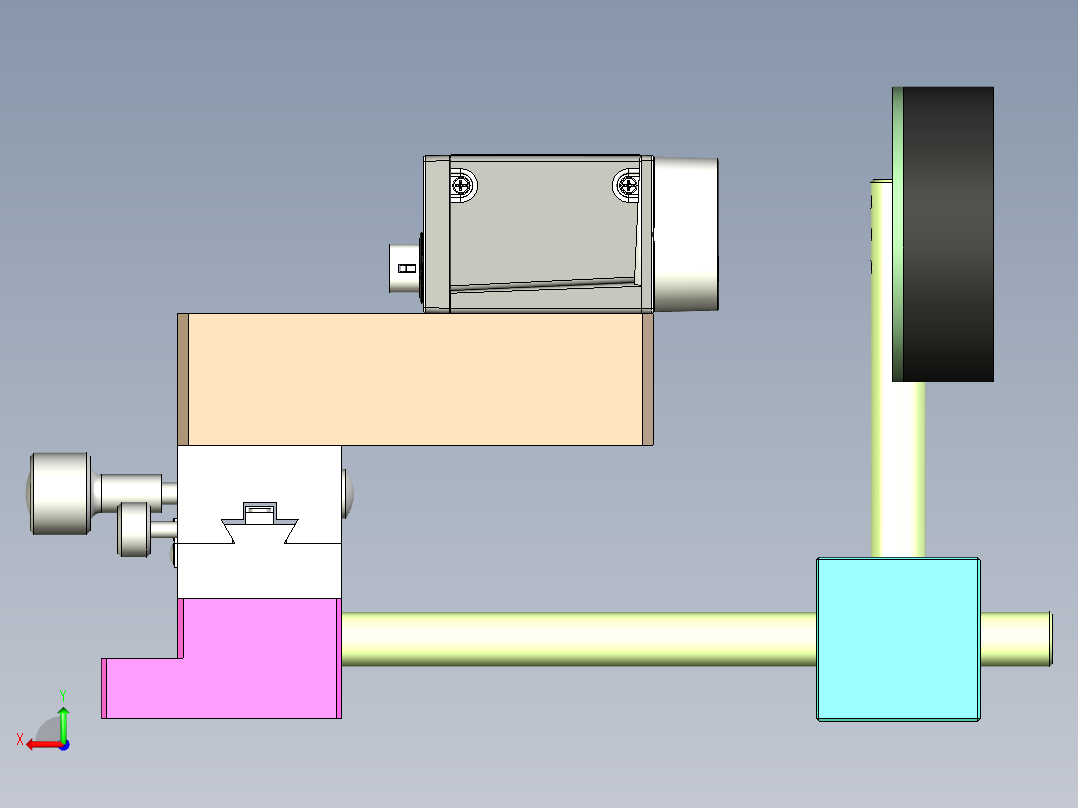CCD视觉检测后视图