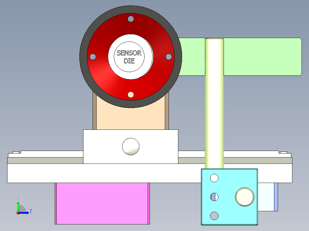 CCD视觉检测左视图