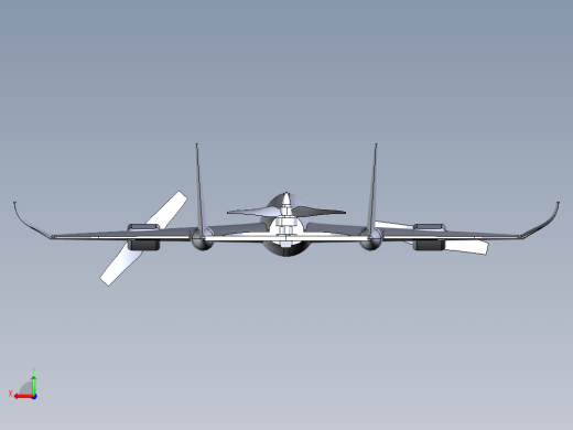 XK 450垂直起降无人机后视缩略图
