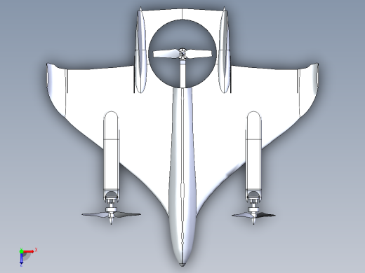 XK 450垂直起降无人机俯视缩略图