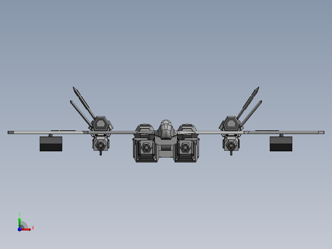 宇宙飞船(68)前视图