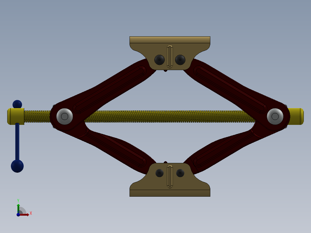 剪叉式升降机 、升降机(57)前视图