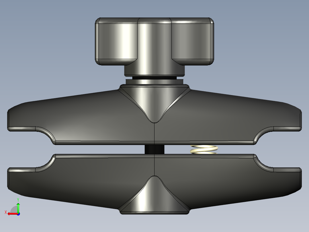 A2005011-RAM支架 - RAM-B-201U后视图