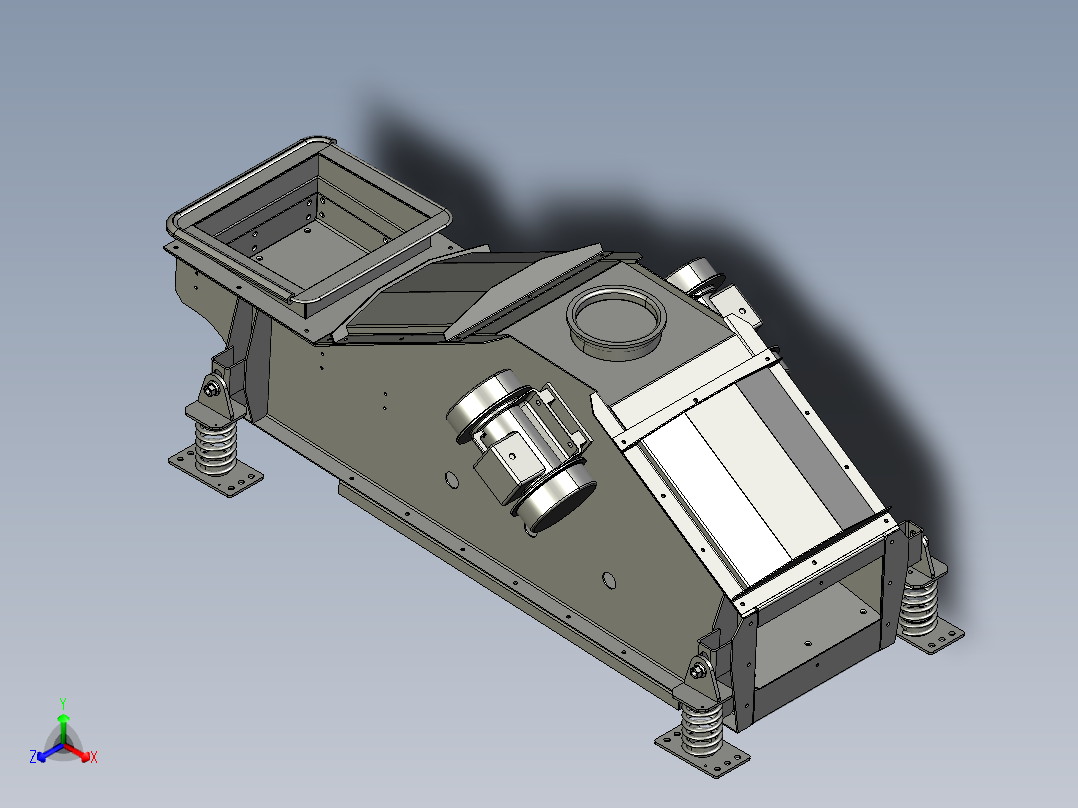 A3003878-振动筛正等轴测图