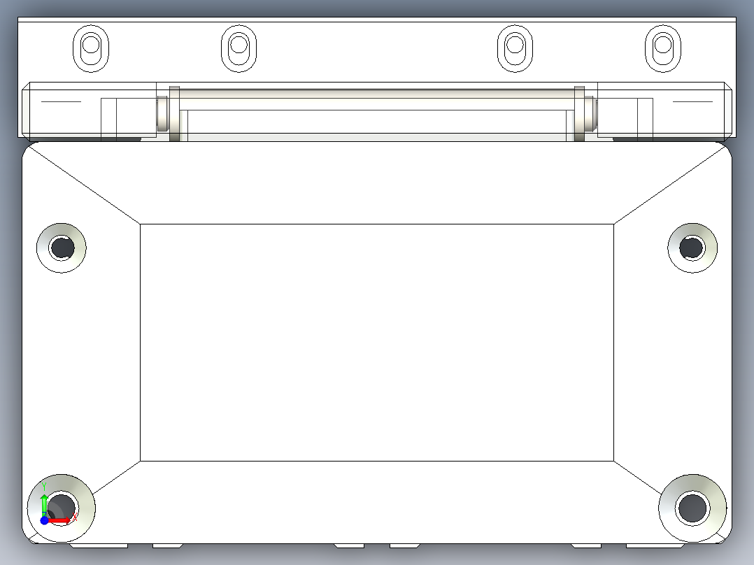 自制电缸前视图