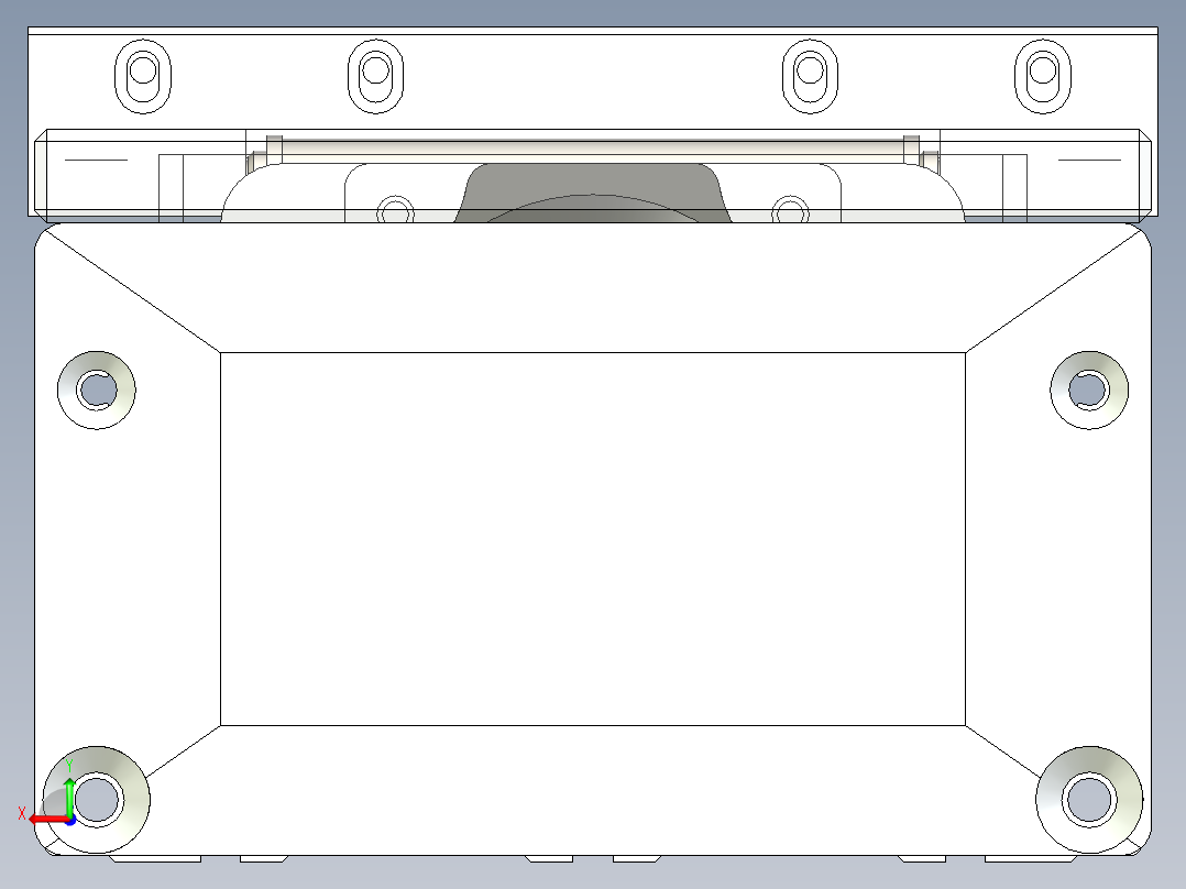 自制电缸后视图