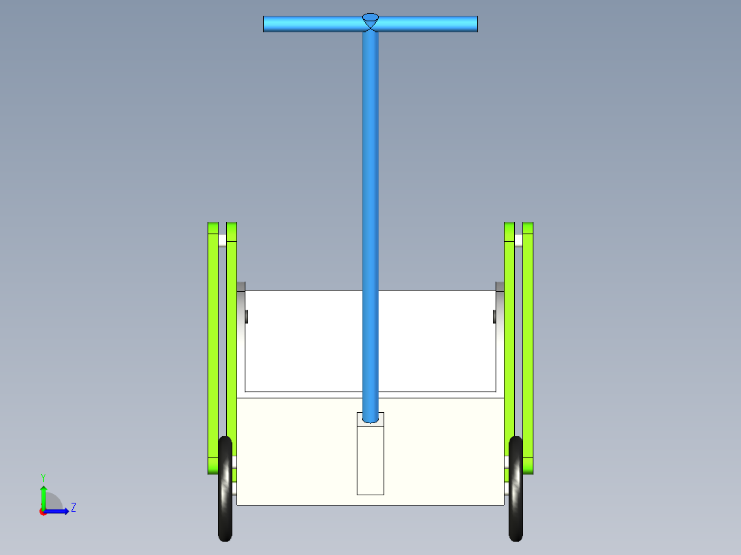 儿童蚂蚱车左视图