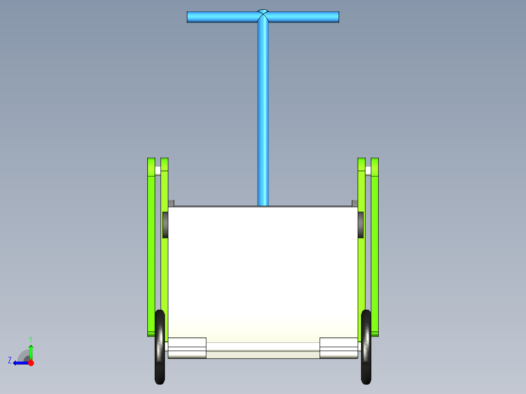 儿童蚂蚱车右视图