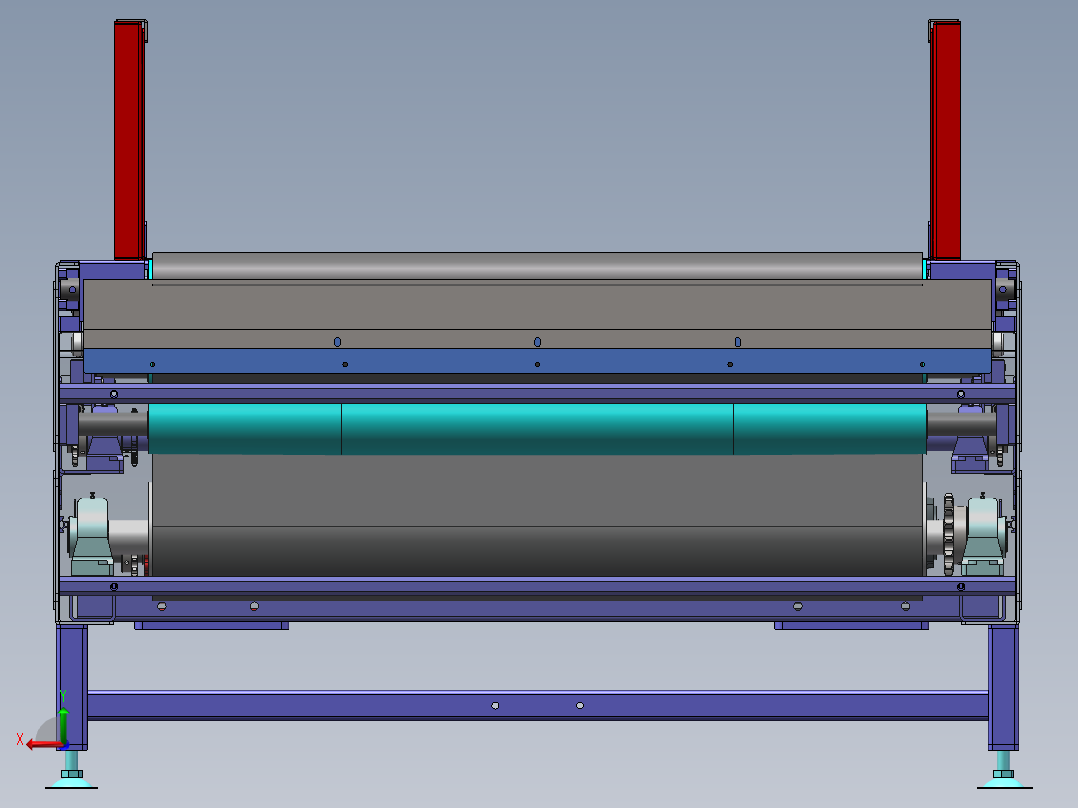 二节伸缩机（链条链轮版）sw21后视图