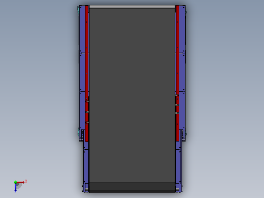 二节伸缩机（链条链轮版）sw21俯视缩略图