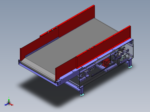 二节伸缩机（链条链轮版）sw21正等轴测缩略图