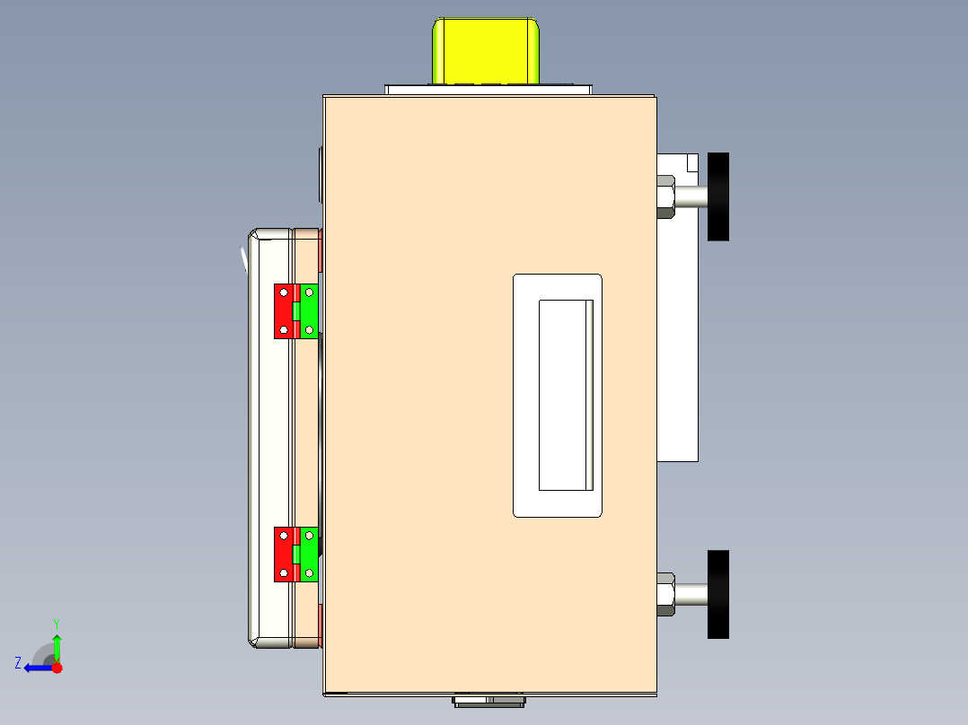 鼠标影像自动校准测试机右视图