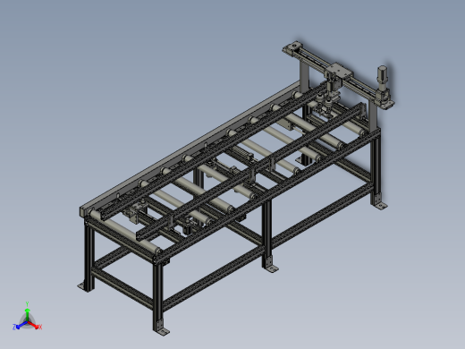 new封头涂胶滚筒台机器人
