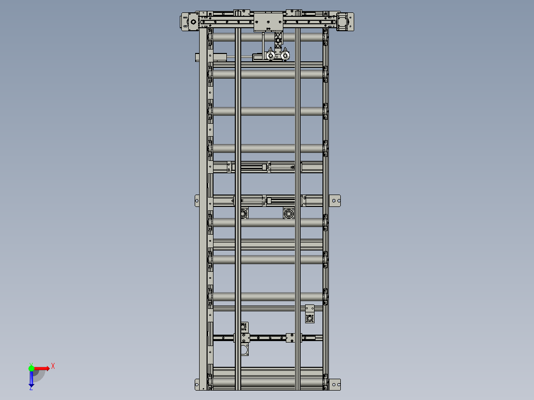 new封头涂胶滚筒台机器人俯视图