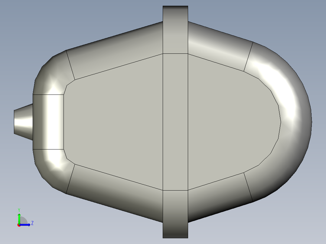 防爆灯LED10w-KH左视图