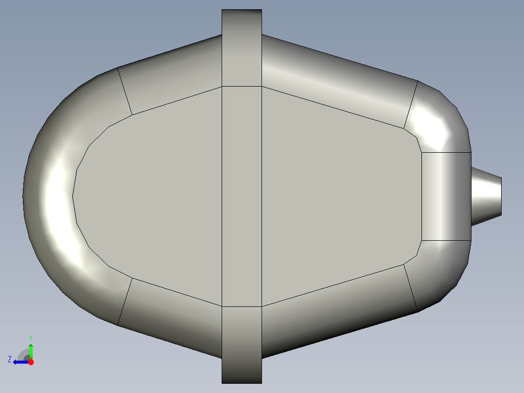防爆灯LED10w-KH右视图