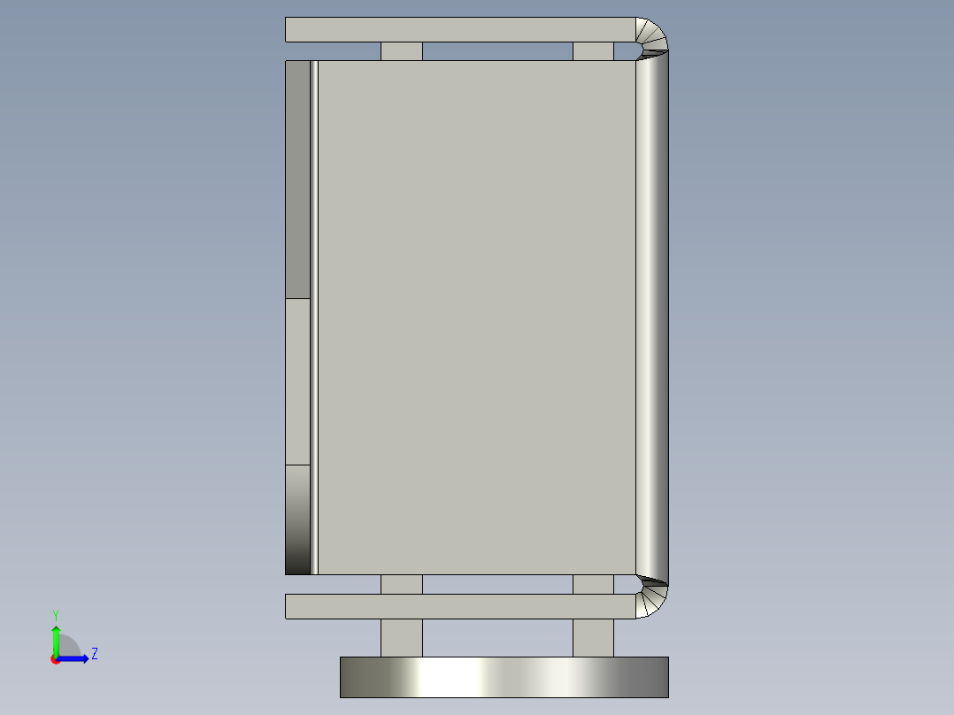 磁铁碰组左视图