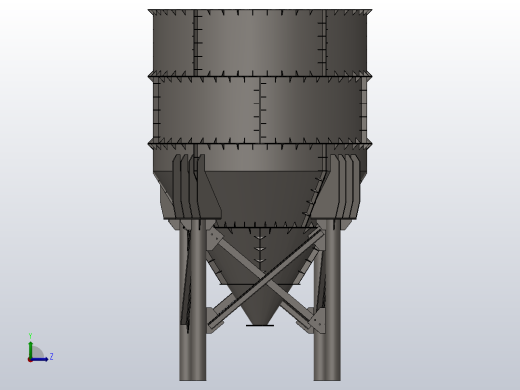 筒仓左视缩略图