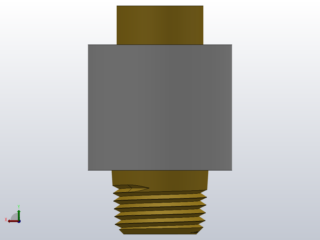 快速接头HKQ2VS单头内六角接头[HKQ2VS12-03S]后视图