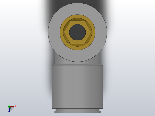 快速接头HKQ2VS单头内六角接头[HKQ2VS12-03S]俯视缩略图