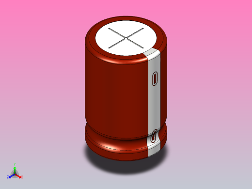 20x30棕白色底片电解电容器