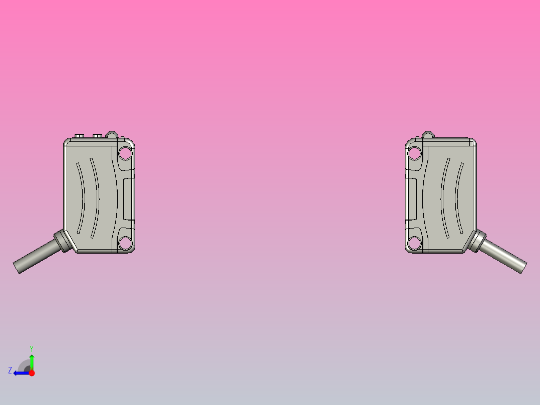 光电传感器BJ15M-TDT右视图