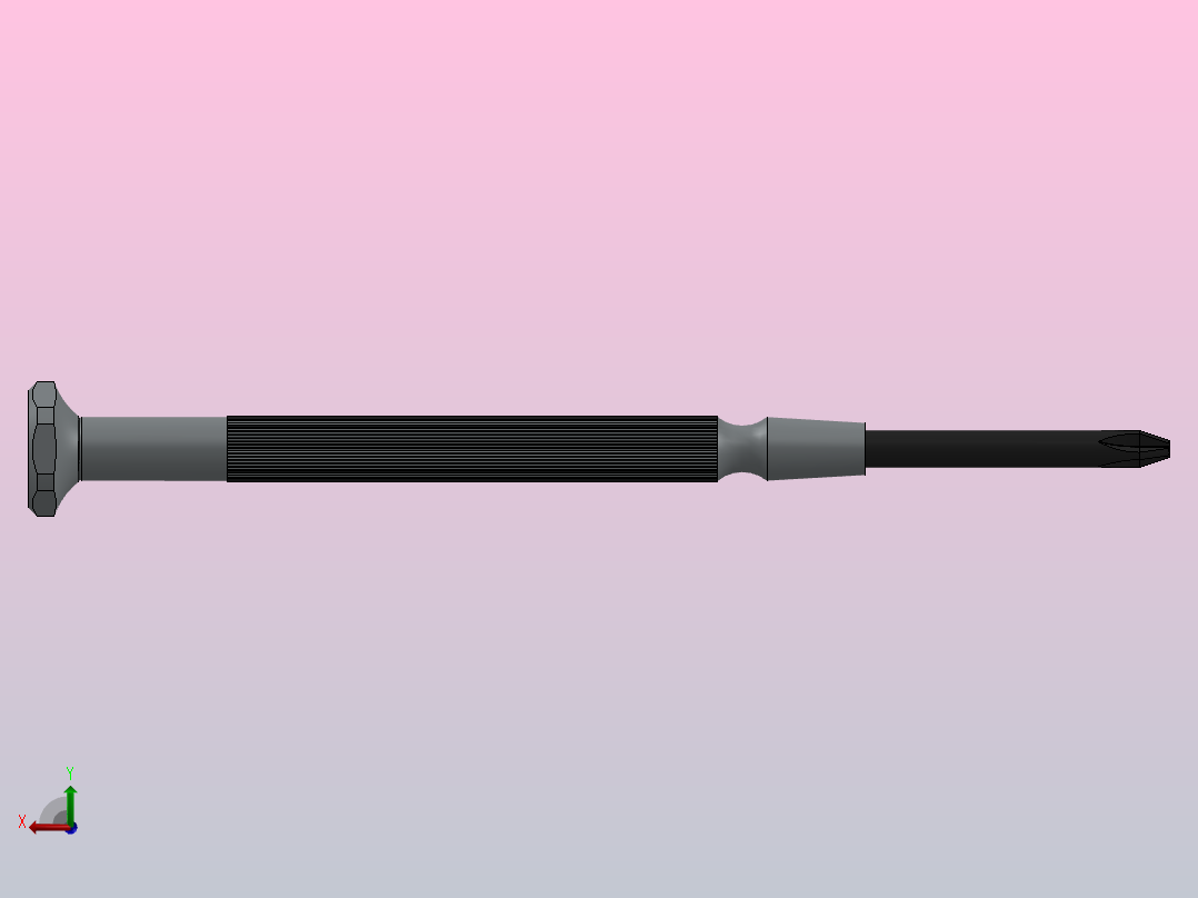 多用途螺丝刀套装后视图