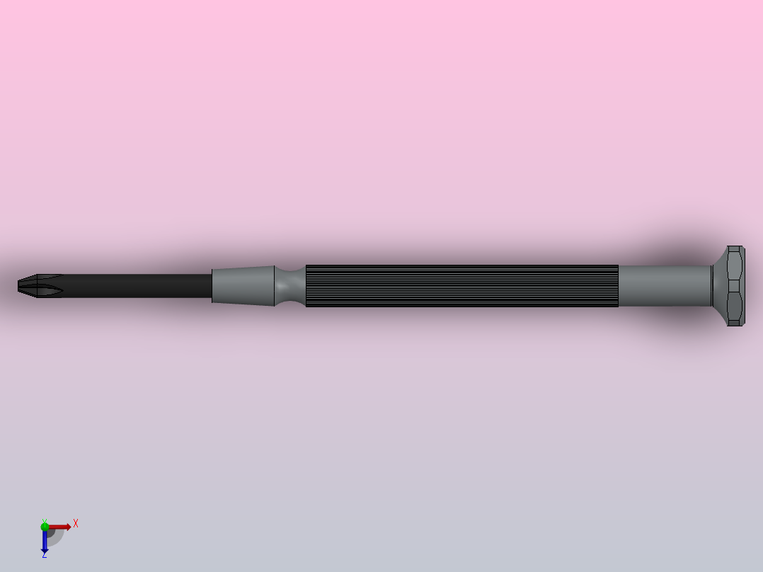 多用途螺丝刀套装俯视图