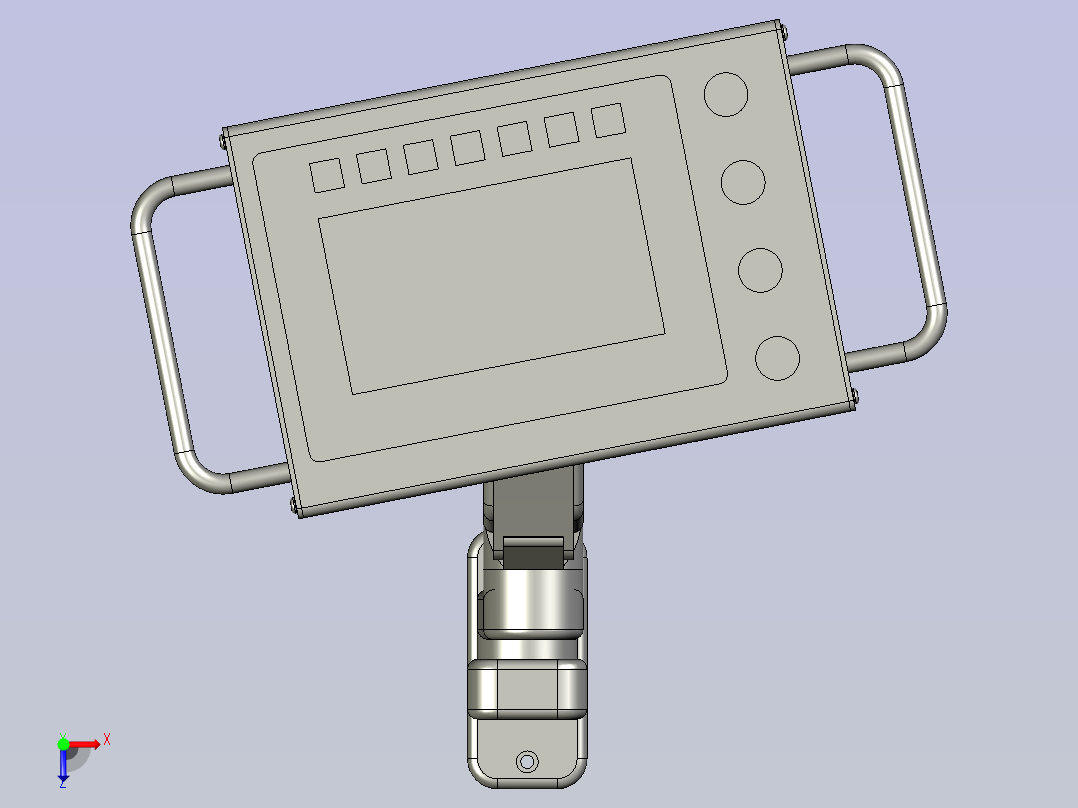人机界面俯视图