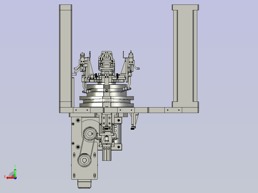 06-00组装转盘组件后视图