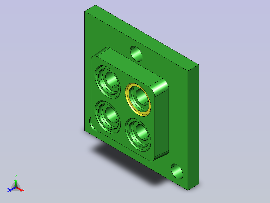 练习110正等轴测图