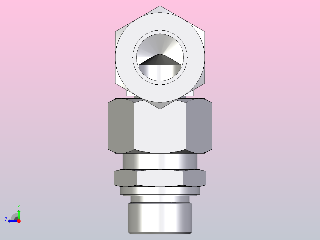 组装式可调旋转弯头EW22LMEDCF右视图