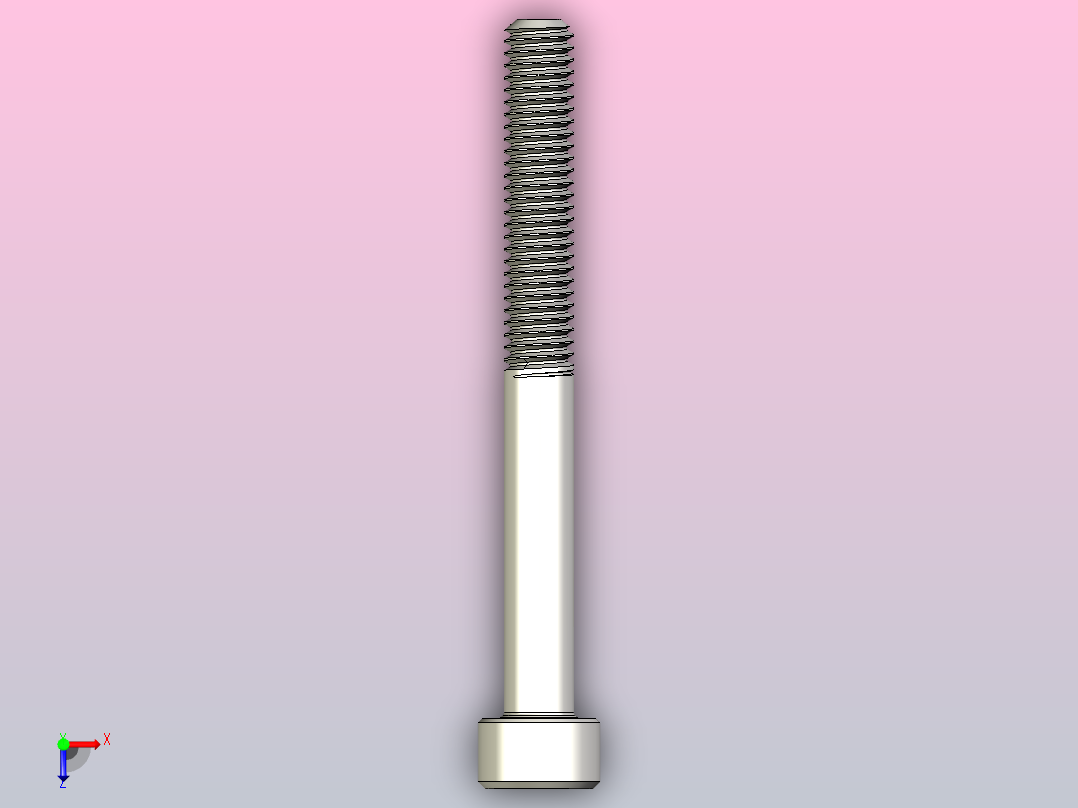 DIN_EN_ISO_4762_M4x40.ipt内六角螺钉俯视图