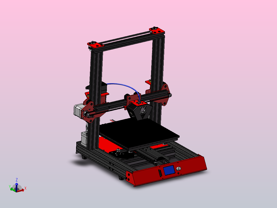 tevo-flash-complete3d打印机主视图