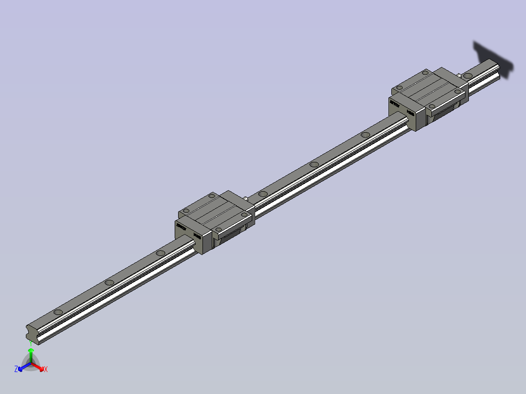 HGW15CA2R540Z0CII+RC正等轴测图