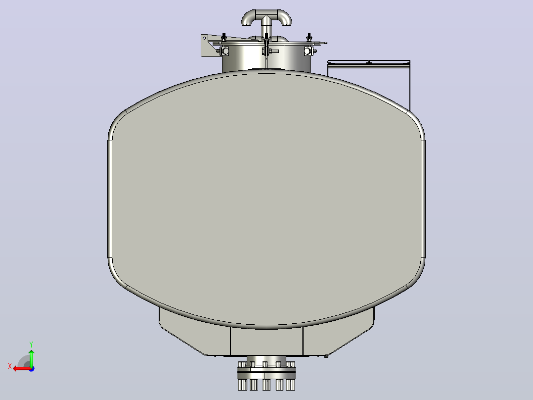 软化水罐车后视图