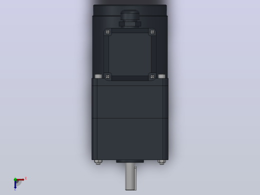 80AC(25W)微型交流（圆轴）组合型电机[80YR25WDV22H-80GM125H]俯视缩略图