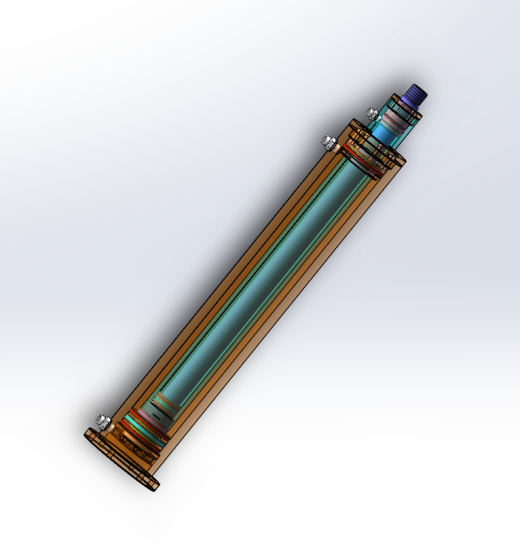船用多级升降柱设计（SW+CAD+说明书）缩略图