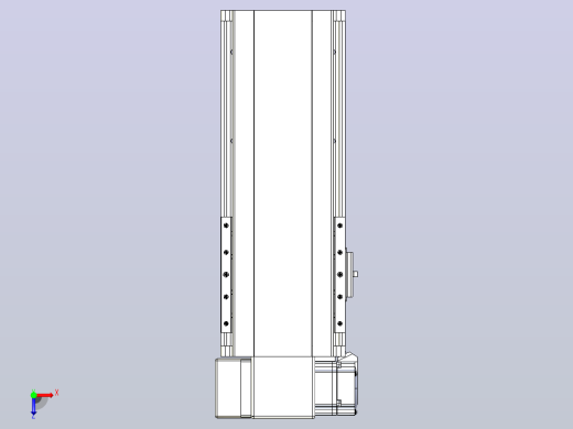 皮带直线轴半封闭可选导轨TPA-HNB-140D-120-L150-LP-Y-P40-N3俯视缩略图