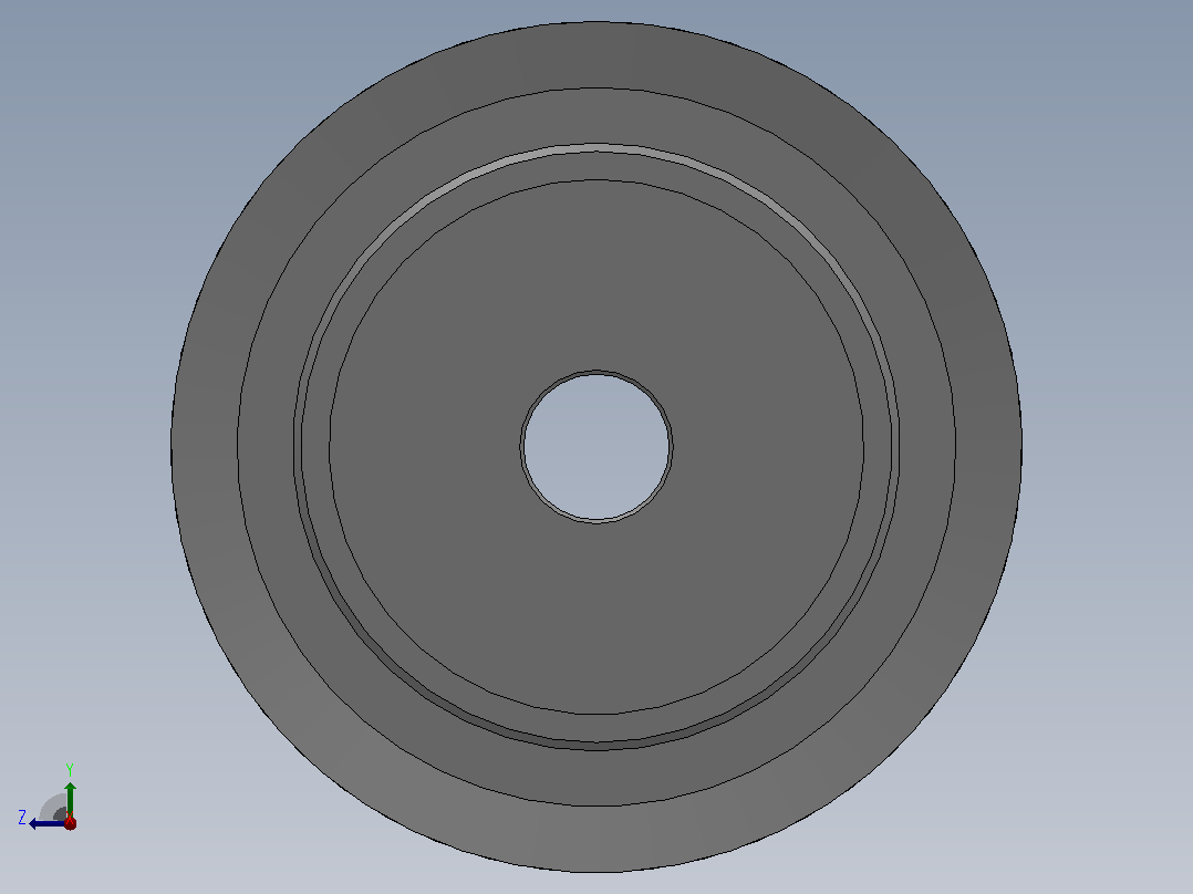 小凸缘型梯形齿同步带轮L型_SLDC-10-050-dc6-A右视图