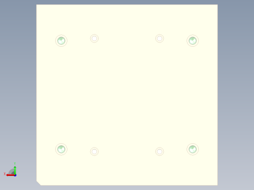 3板带脱模板的注塑模具后视缩略图
