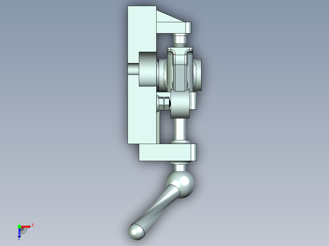连杆机床夹具设计含三维图说明书-气门摇臂轴支座俯视图