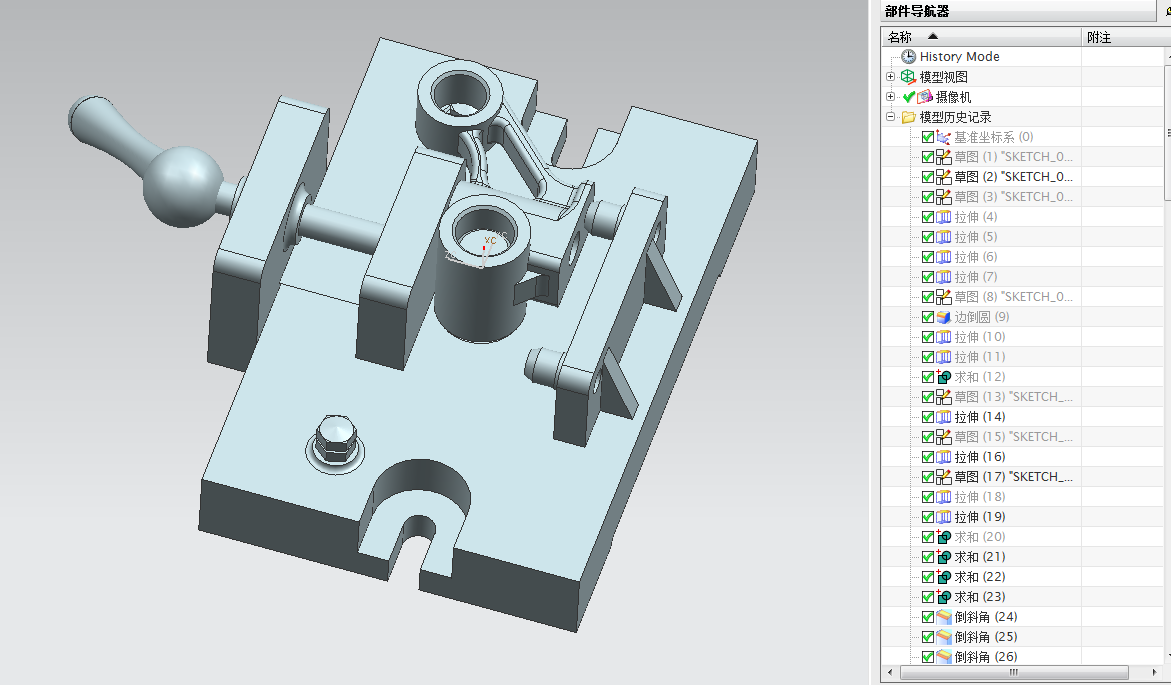 连杆机床夹具设计含三维图说明书-气门摇臂轴支座