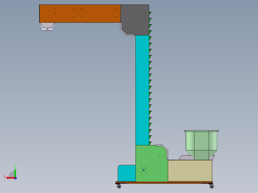 B2-Z形提升机后视缩略图